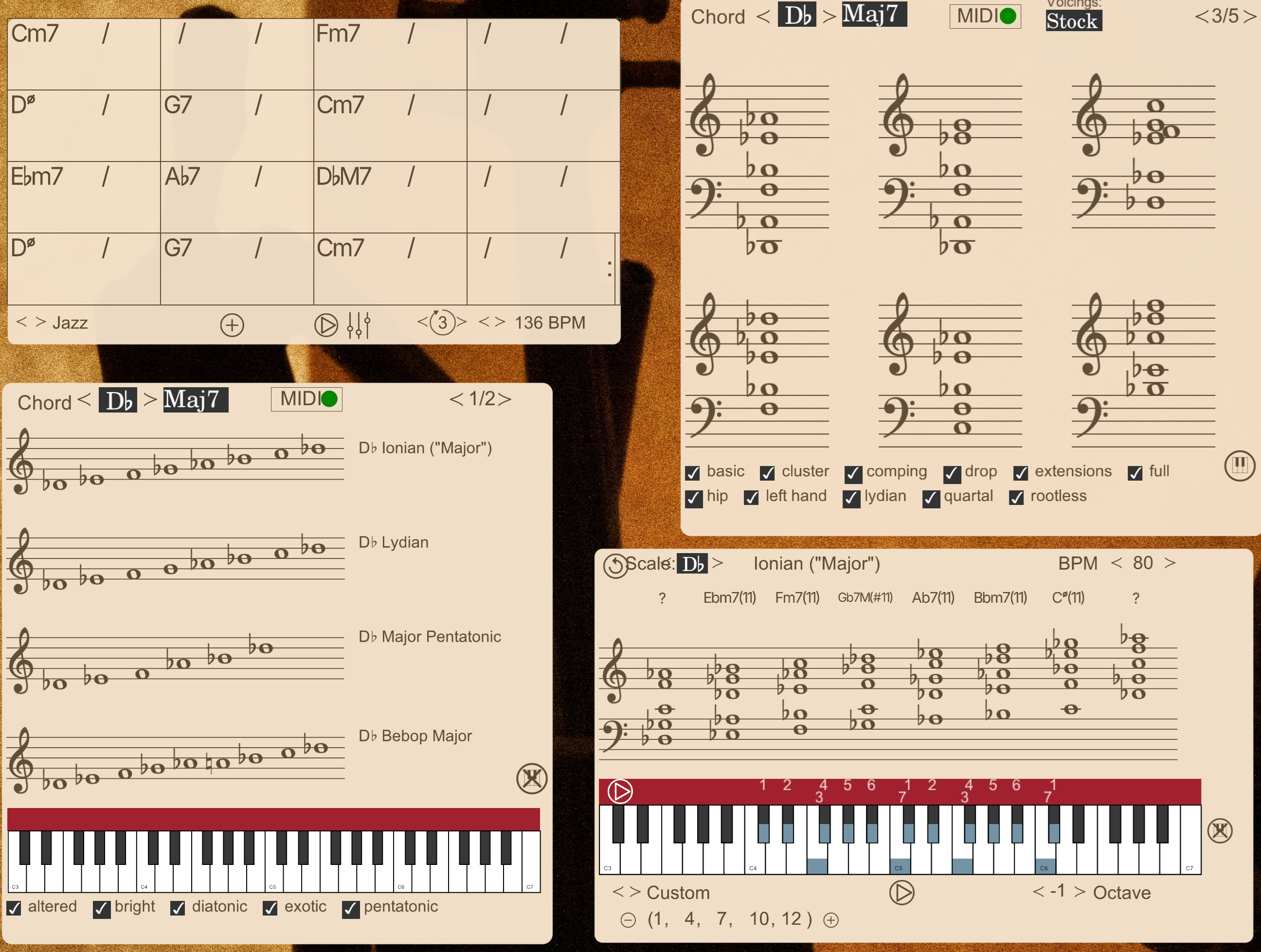 MidiStickers Harmony Tools